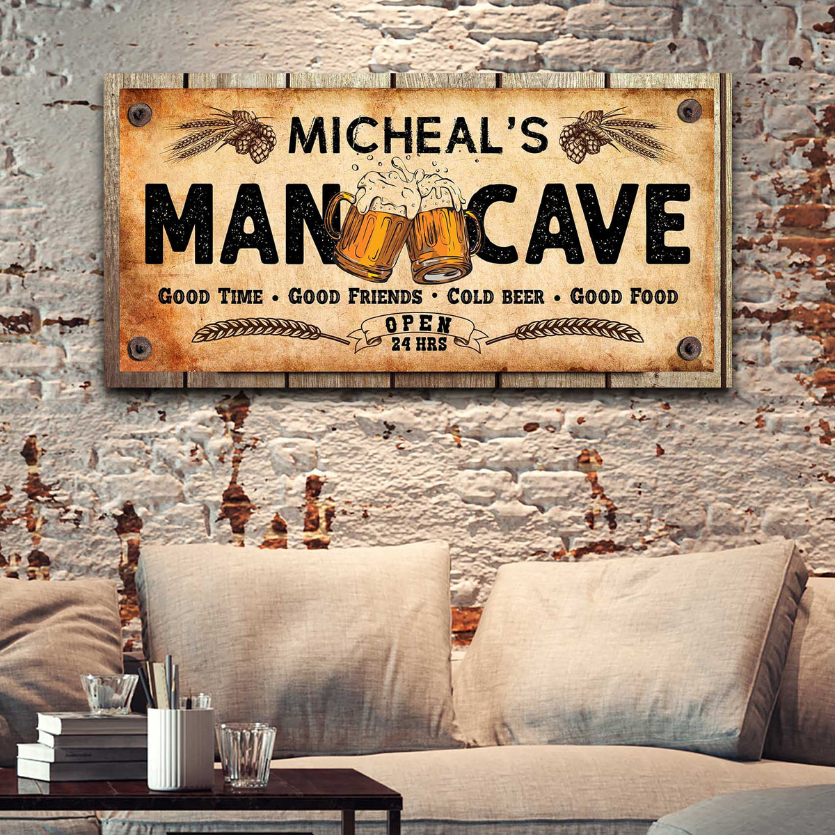 Man Cave Sign Otarealm