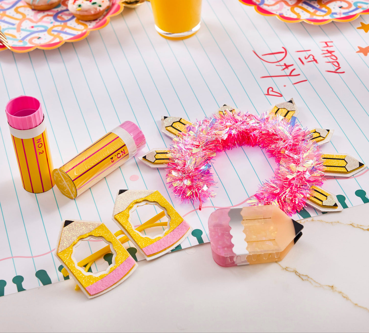 Pencil Hair Claw Clip