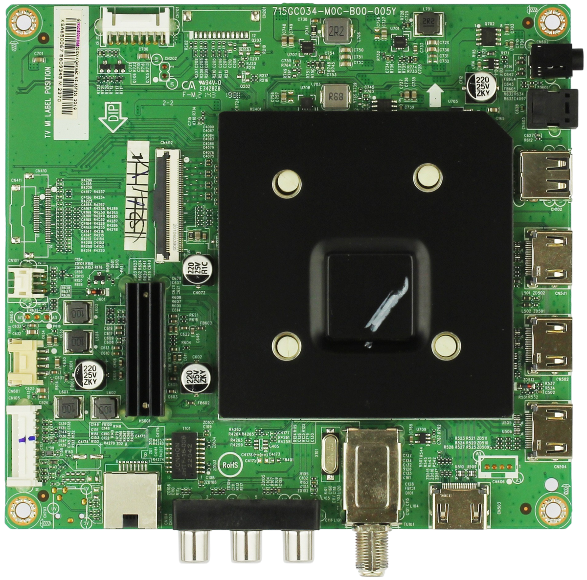 756TXLCB02K068 Insignia Main Board, (G)XLCB02K068010X, 756TXLCB02K068010X, 715GC034-M00-B00-005Y, NS-65F501NA22 Otarealm