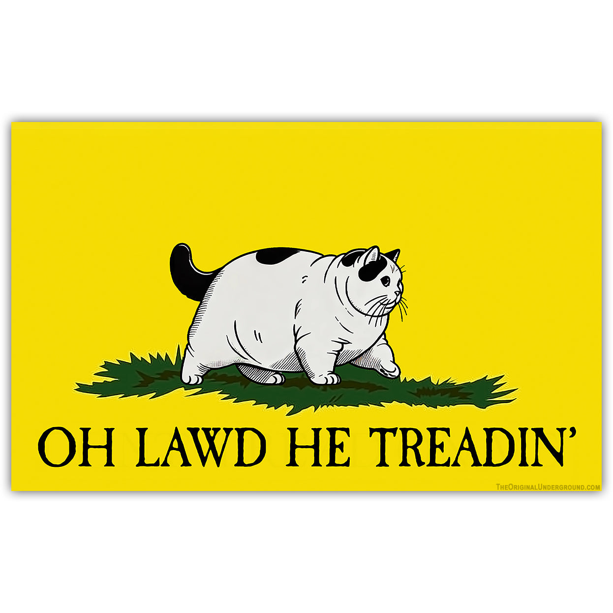 Oh Lawd He Treadin' Sticker Otarealm
