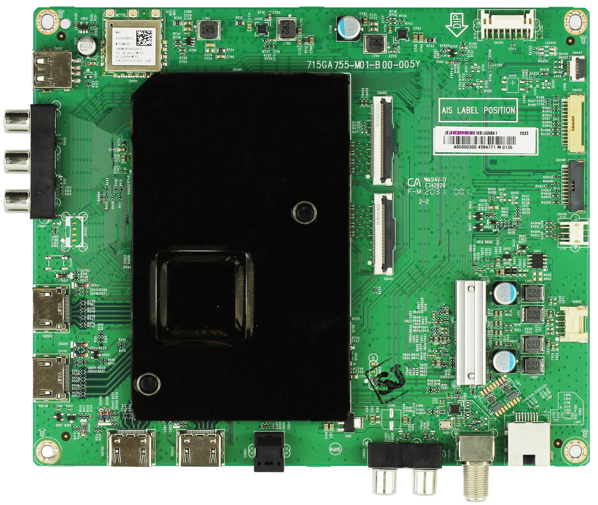 Vizio 756TXKCB02K050 Main Board for P65Q9-H1 Otarealm