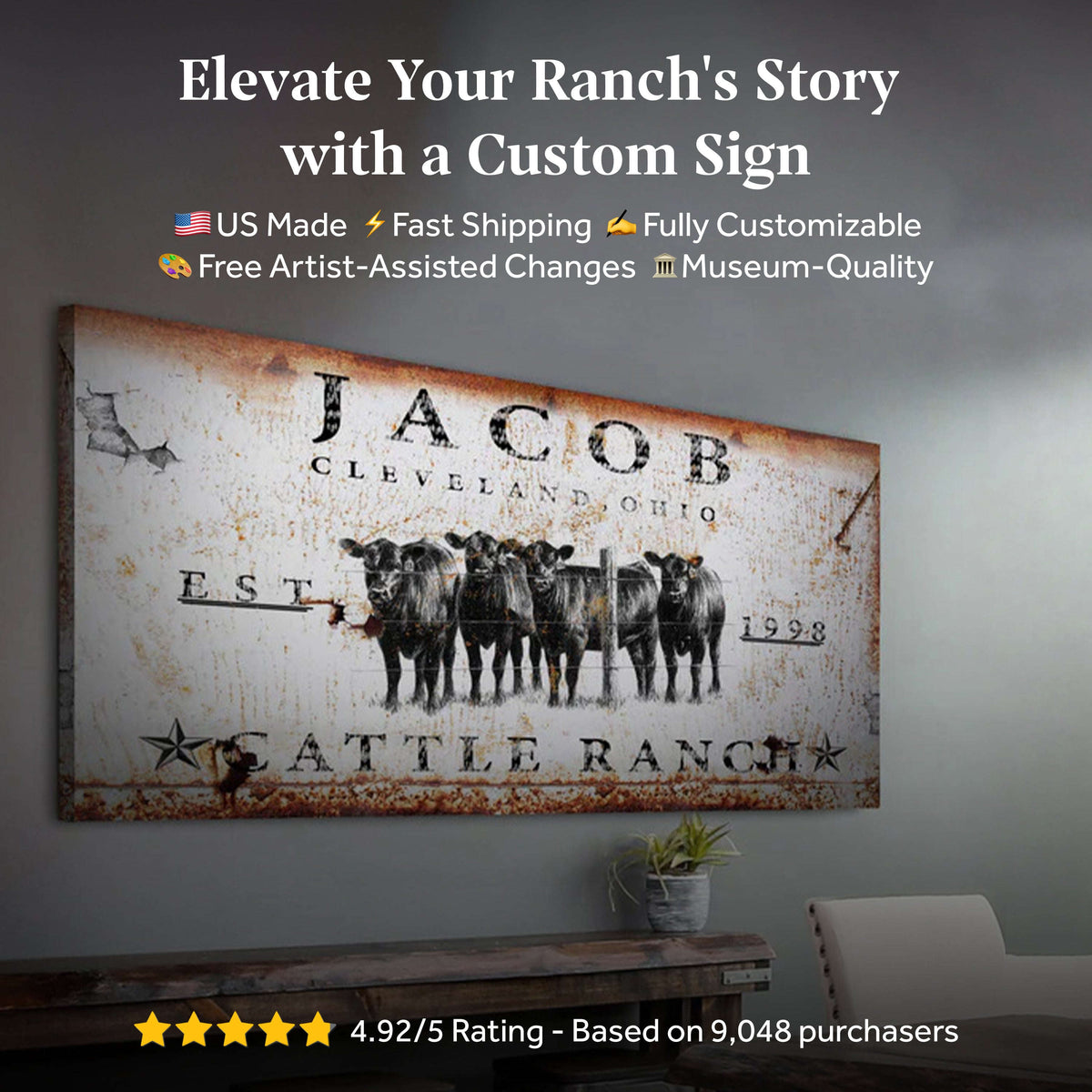 Cattle Ranch Sign Otarealm