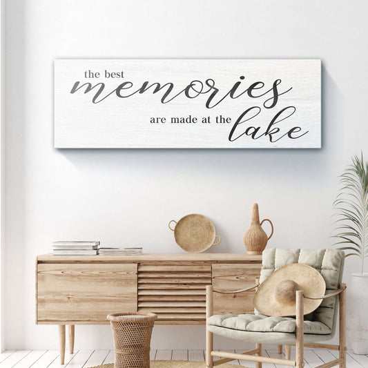 Best Memories At The Lake Sign Otarealm