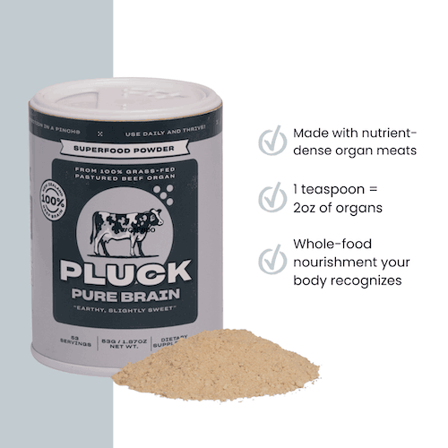 Pluck Pure Brain – Animal-Based Superfood Powder Otarealm