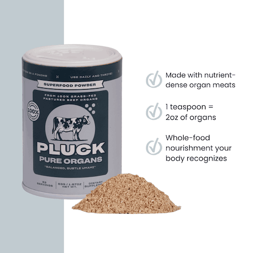 Pluck Pure Organs – Animal-Based Superfood Powder Otarealm