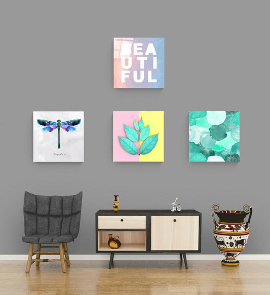 Beauty Quadro Glass Wall Art