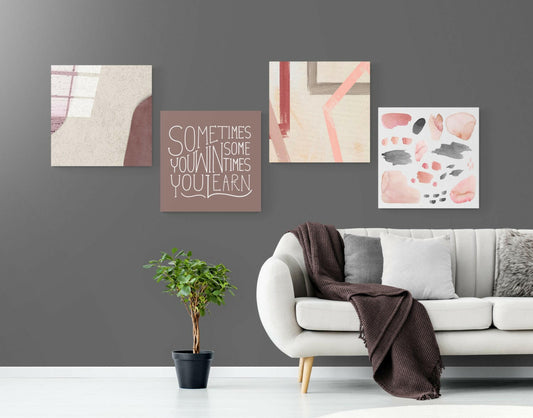 Sometimes Quadro Glass Wall Art