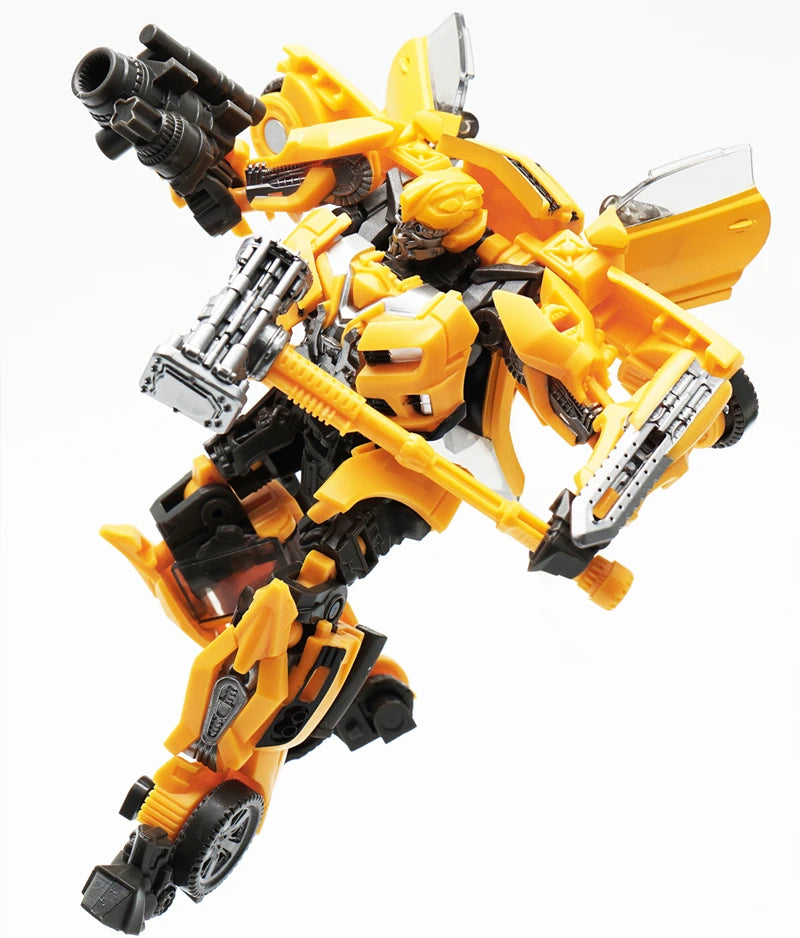 Bumblebee Action Figure, Transformers Anime Action Figurines Posable Toys 12.5 CM