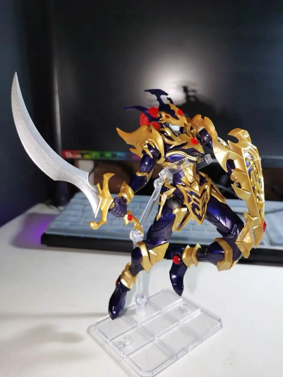 Black Luster Soldier Assembly Model Anime Figure, Yu-Gi-Oh! Duel Monsters Action Figure