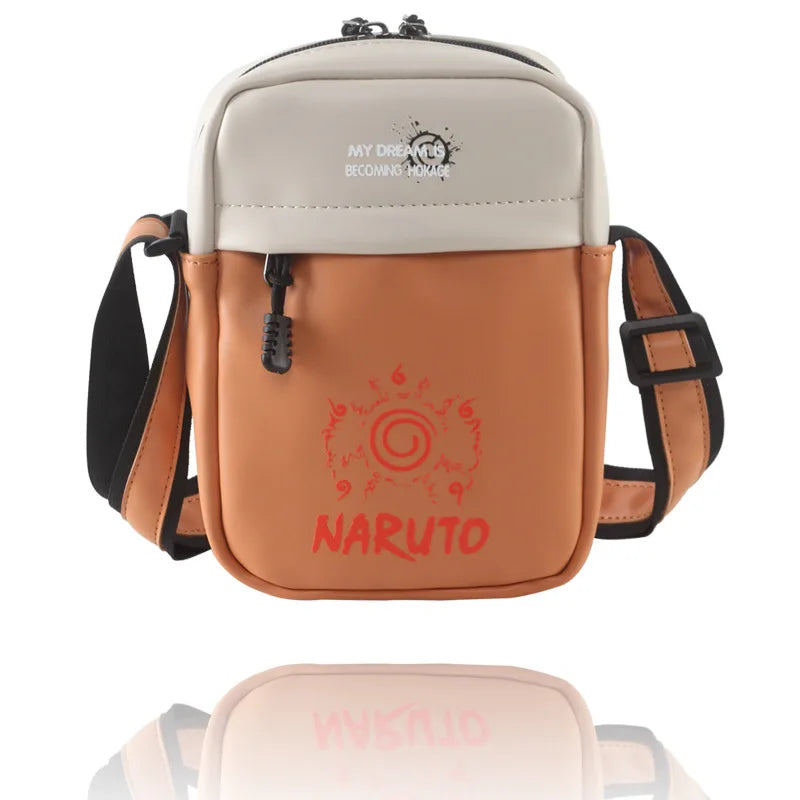 High-Capacity Multifunction Casual Shoulder Bag Apparel: Anime Dragon Ball, Demon Slayer, One Piece, Naruto, Attack on Titan
