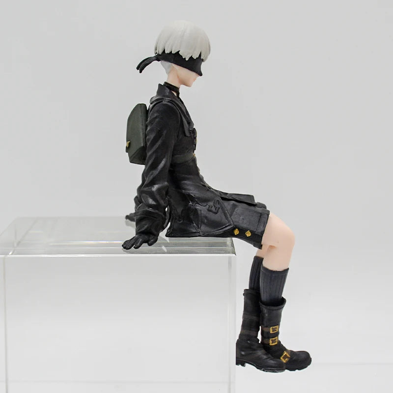 NieR:Automata Action Figures - YoRHa No.2 Type B (2B), 9S, and A2 - 15 CM Collectible Figurines