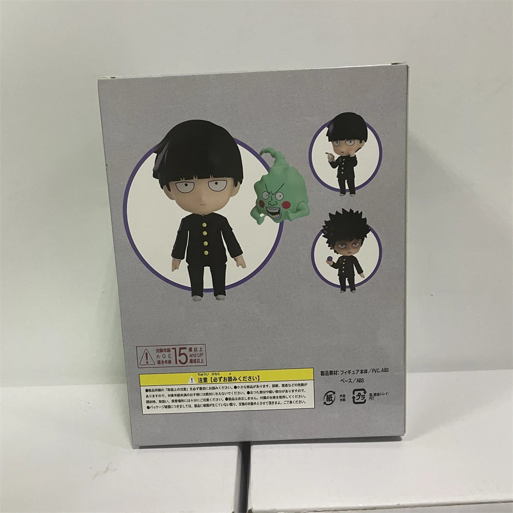 Mob Psycho 100 Mini Action Figure, Reigen Arataka Mobu Saiko Hyaku, Cute Kawaii ChibiAnime Figure Collector Toys 10 cm