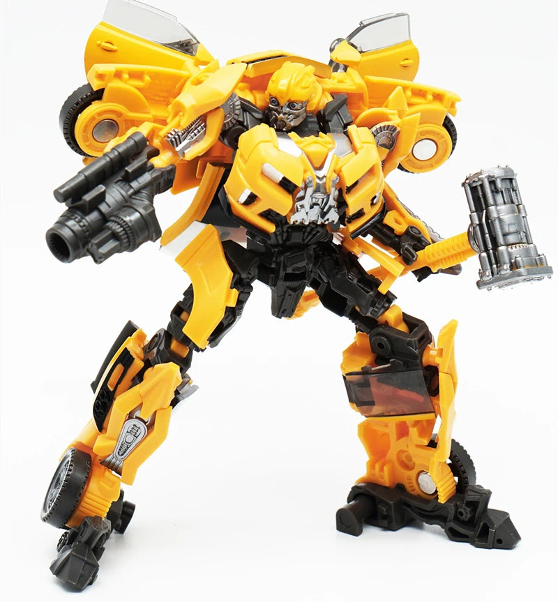 Bumblebee Action Figure, Transformers Anime Action Figurines Posable Toys 12.5 CM