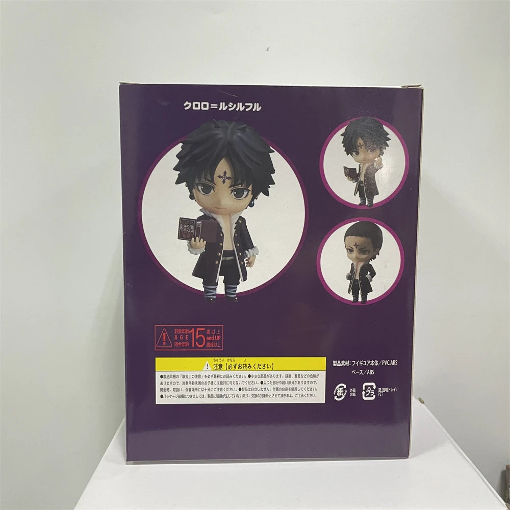 Cute Hunter X Hunter Anime Figurines, Kawaii Chibi Anime Figures, Chrollo Lucilfer, Kurapika, Gon Freeces. Killua Zoldyck PVC Action Toys 10 CM