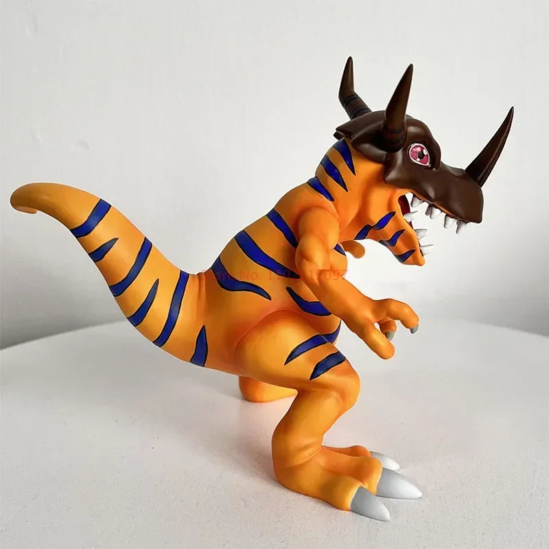 Greymon and Agumon Anime Figures, Digimon Gk Figurines Action Collectible Model Toys 12cm