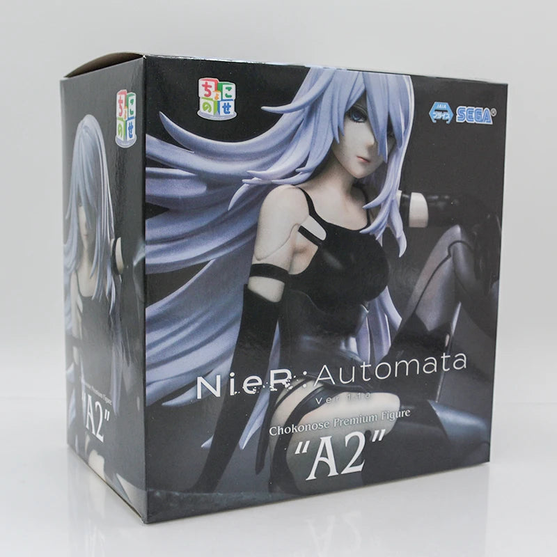 NieR:Automata Action Figures - YoRHa No.2 Type B (2B), 9S, and A2 - 15 CM Collectible Figurines