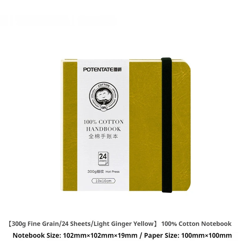 Watercolor Journal – 100% Cotton Paper Pad, Cold-Pressed, Acid-Free, Artist Sketchbook for Painting & Drawing