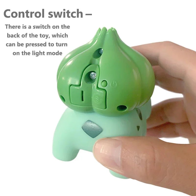 Pokemon Night Light Anime Dolls, Pikachu Eevee Jirachi Bulbasaur Psyduck Bedroom Bedside LED Lights Room Decor Kids Toys