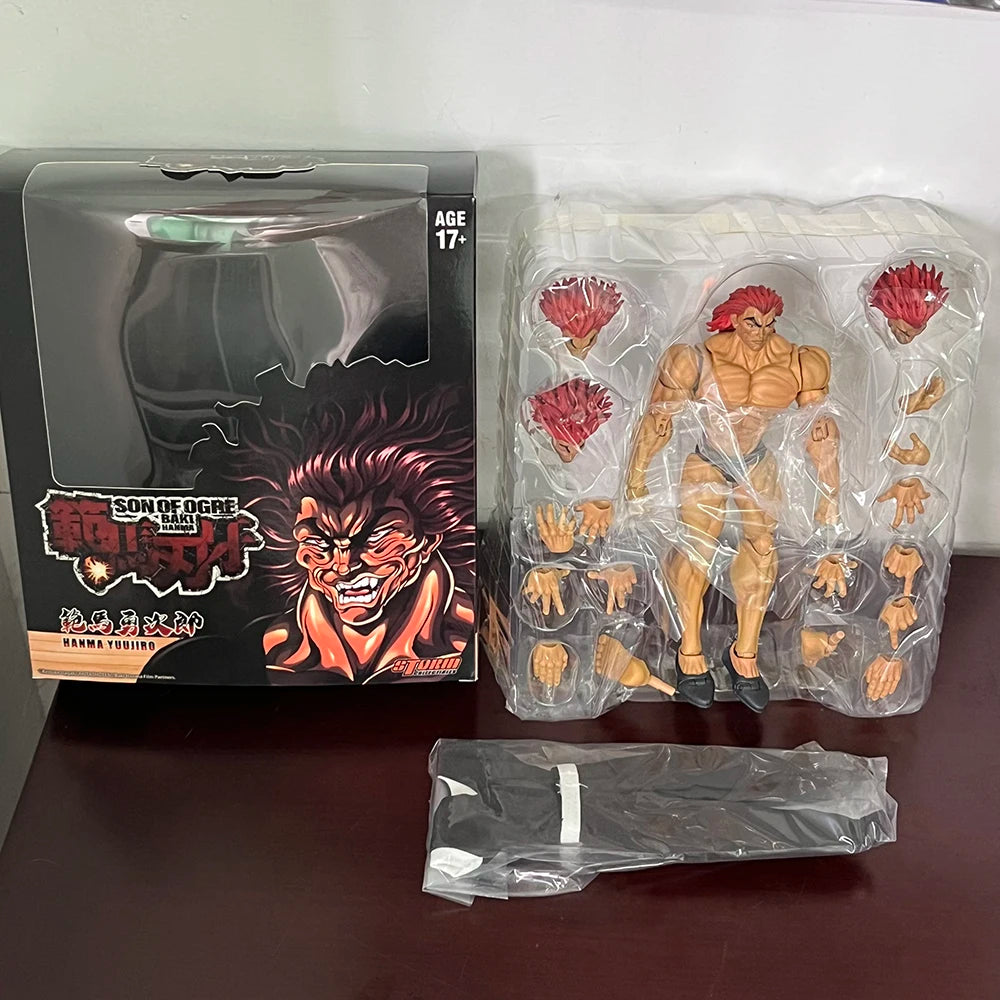 Hanma Yujiro and Baki Hanma Action Figure, Baki The Grappler Anime Figurines Son Of Ogre