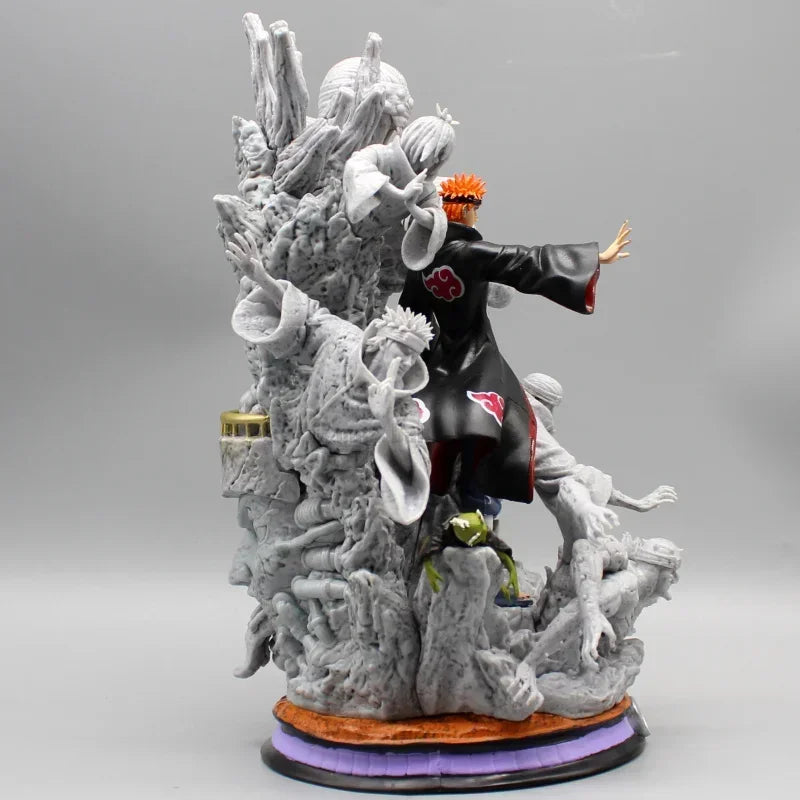 Naruto Shippuden Pain Anime Figure, Akatsuki Six Paths Nagato Figurine PVC Statue 27 cm