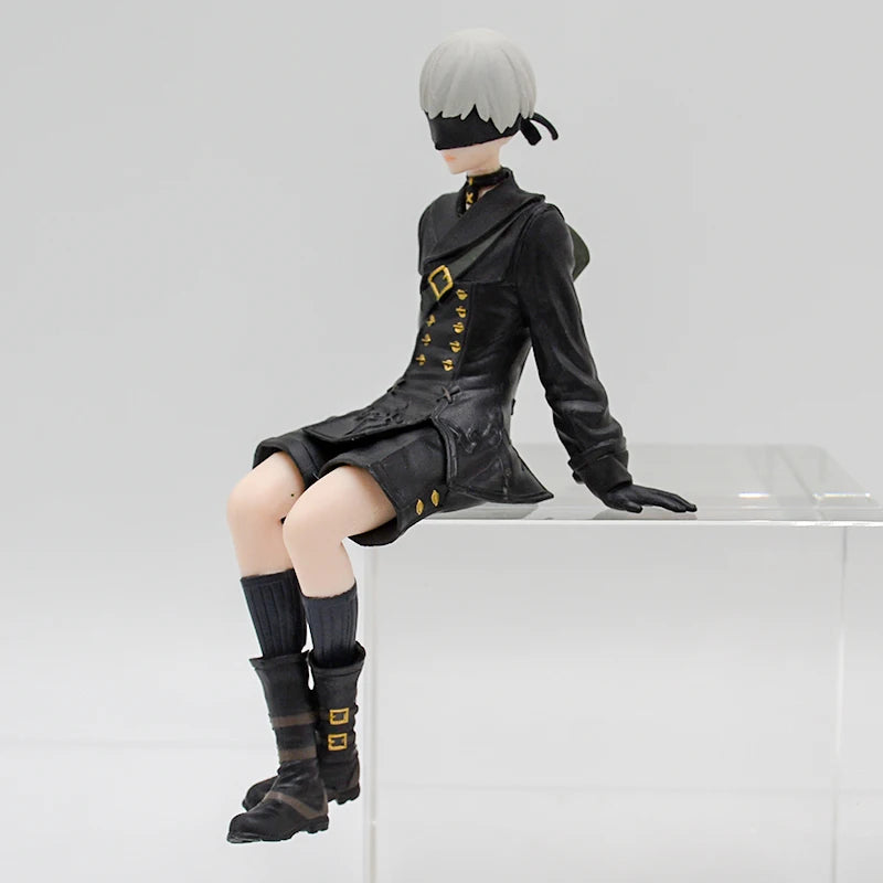NieR:Automata Action Figures - YoRHa No.2 Type B (2B), 9S, and A2 - 15 CM Collectible Figurines