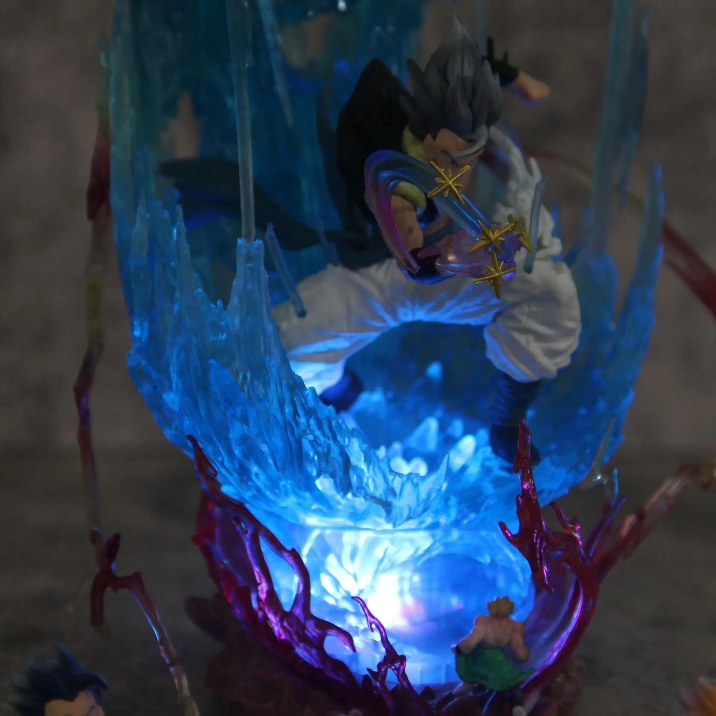 Gogeta Super Saiyan Blue Anime Figurine, Dragon Ball Super Action Figures Collection Toy Gift 28 cm