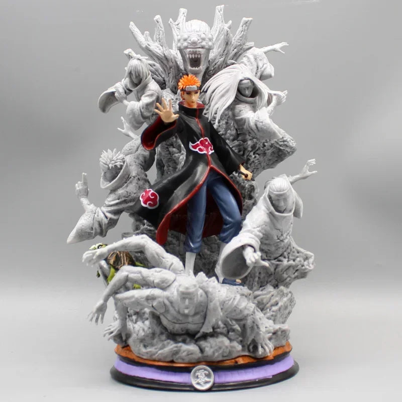 Naruto Shippuden Pain Anime Figure, Akatsuki Six Paths Nagato Figurine PVC Statue 27 cm