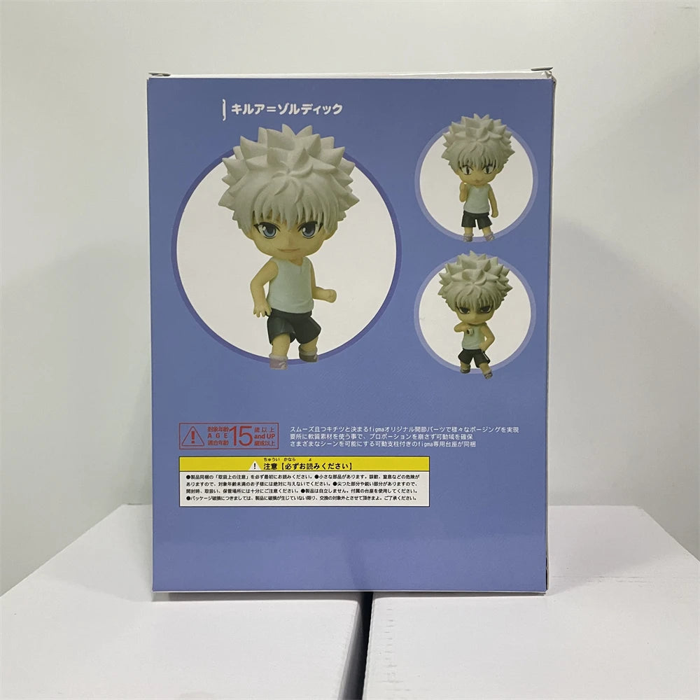 Cute Hunter X Hunter Anime Figurines, Kawaii Chibi Anime Figures, Chrollo Lucilfer, Kurapika, Gon Freeces. Killua Zoldyck PVC Action Toys 10 CM