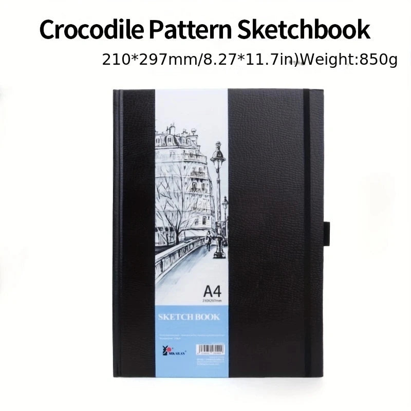 A4/A5/A6 Sketchbook – 80 Sheets, 130gsm Paper for Drawing, Sketching & Planning | Artist Notebook