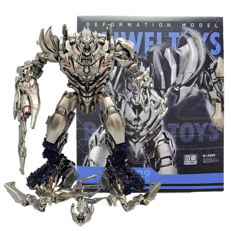Megatron Action Figure, Transformers Tank Transformation Galvatron Anime Figurines Decepticon