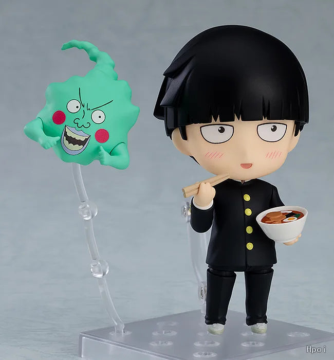 Mob Psycho 100 Mini Action Figure, Reigen Arataka Mobu Saiko Hyaku, Cute Kawaii ChibiAnime Figure Collector Toys 10 cm