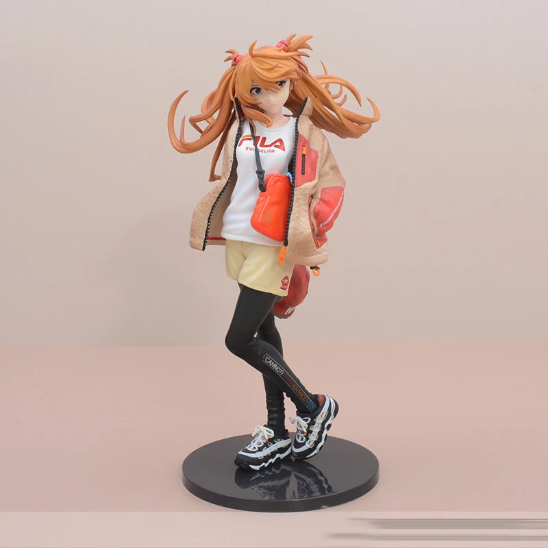 Asuka Langley Soryu Anime Figurine, Neon Genesis Evangelion EVA Action Figure 23 CM