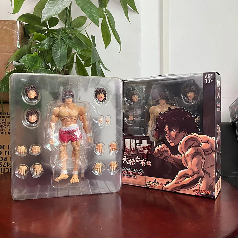 Hanma Yujiro and Baki Hanma Action Figure, Baki The Grappler Anime Figurines Son Of Ogre