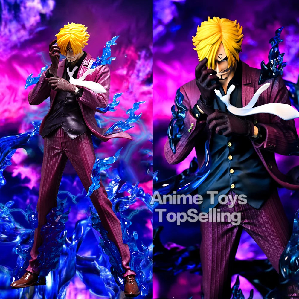 Sanji Vinsmoke Anime Figurine, One Piece Action Figure PVC Statue 24 CM