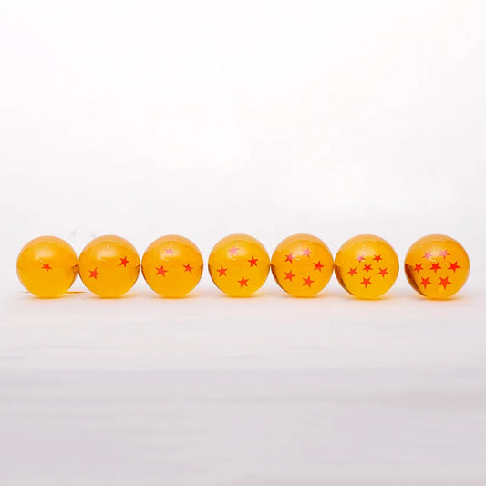 Dragon Ball 7 Pcs Set Crystal Balls Action Figure Toys Summon Shenron Wishing Balls 3.5 CM