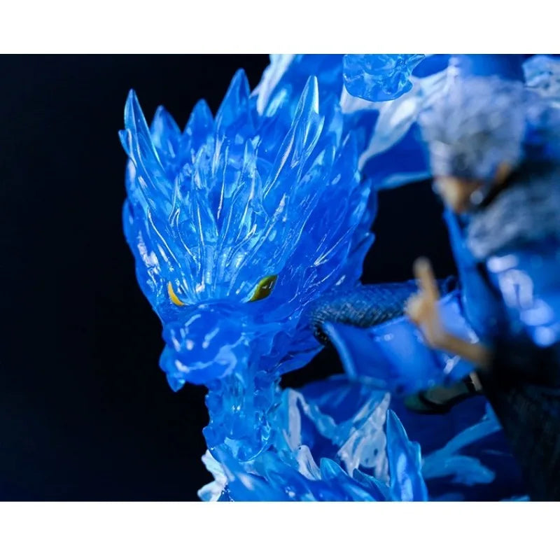 Senju Tobirama LED Anime Figurine, Water Dragon Jutsu Naruto Shippuden Figures Collection 43 cm