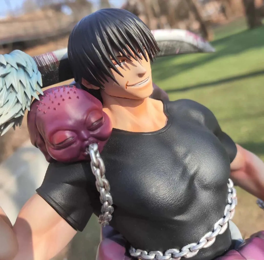 Toji Fushiguro Anime Figurine, Jujutsu Kaisen JJK Collectible Figures Strongest Warrior Standing Pose PVC Action Toys 22 cm