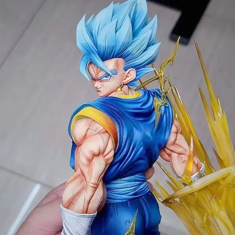 Super Saiyan Blue Vegito LED Anime Figure, Dragon Ball Z Anime Figures 3 or 4 heads PVC Statue