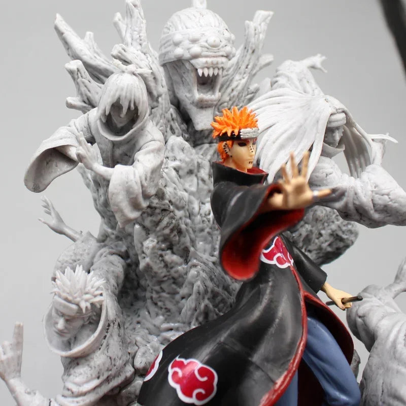 Naruto Shippuden Pain Anime Figure, Akatsuki Six Paths Nagato Figurine PVC Statue 27 cm