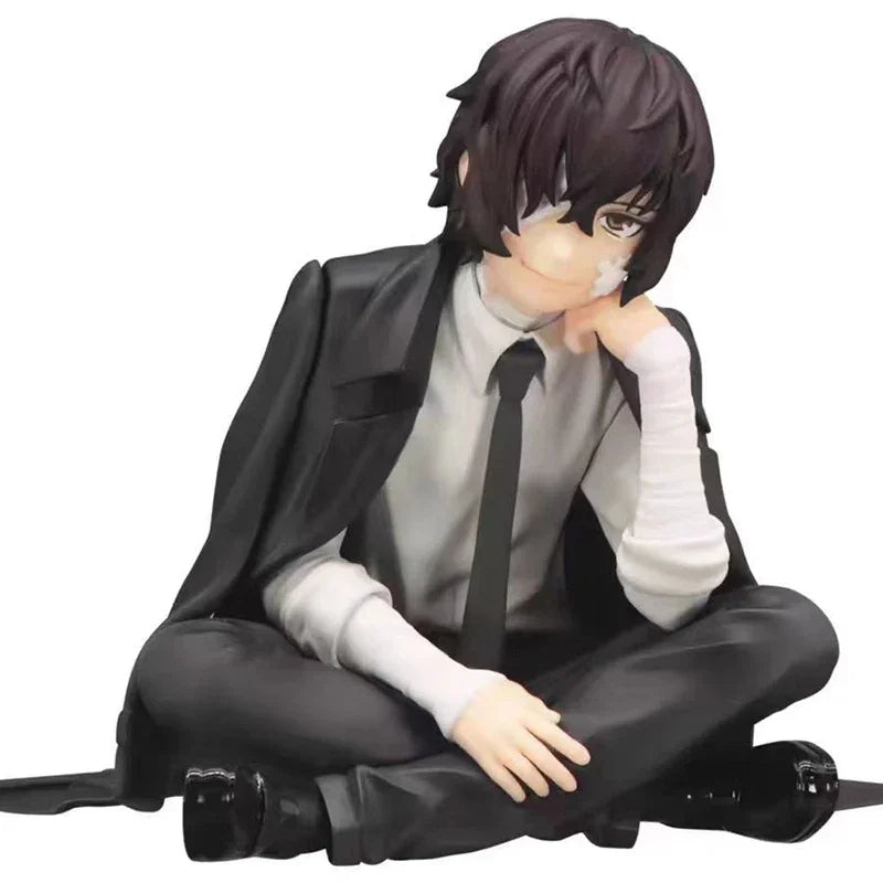 Nakahara Chuuya and Dazai Osamu Anime Figurine, Bungo Stray Dogs Action Figures PVC Statue 13 CM