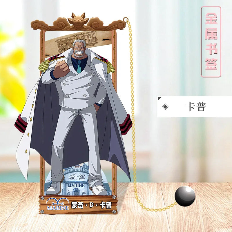 ONE PIECE Metal Bookmarks with Various Design Characters for Anime Fans