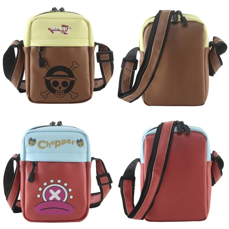 High-Capacity Multifunction Casual Shoulder Bag Apparel: Anime Dragon Ball, Demon Slayer, One Piece, Naruto, Attack on Titan