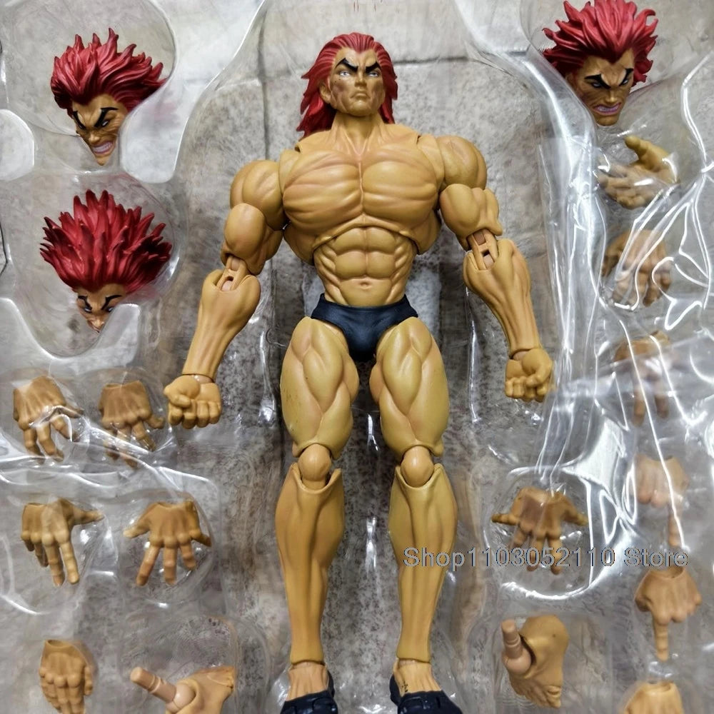 Hanma Yujiro and Baki Hanma Action Figure, Baki The Grappler Anime Figurines Son Of Ogre