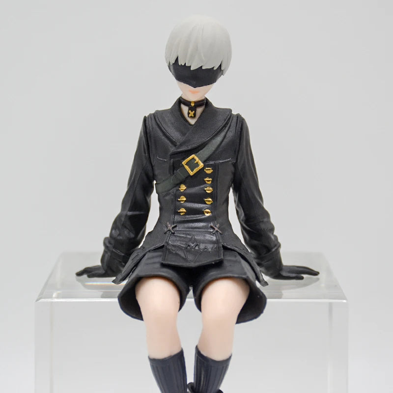 NieR:Automata Action Figures - YoRHa No.2 Type B (2B), 9S, and A2 - 15 CM Collectible Figurines