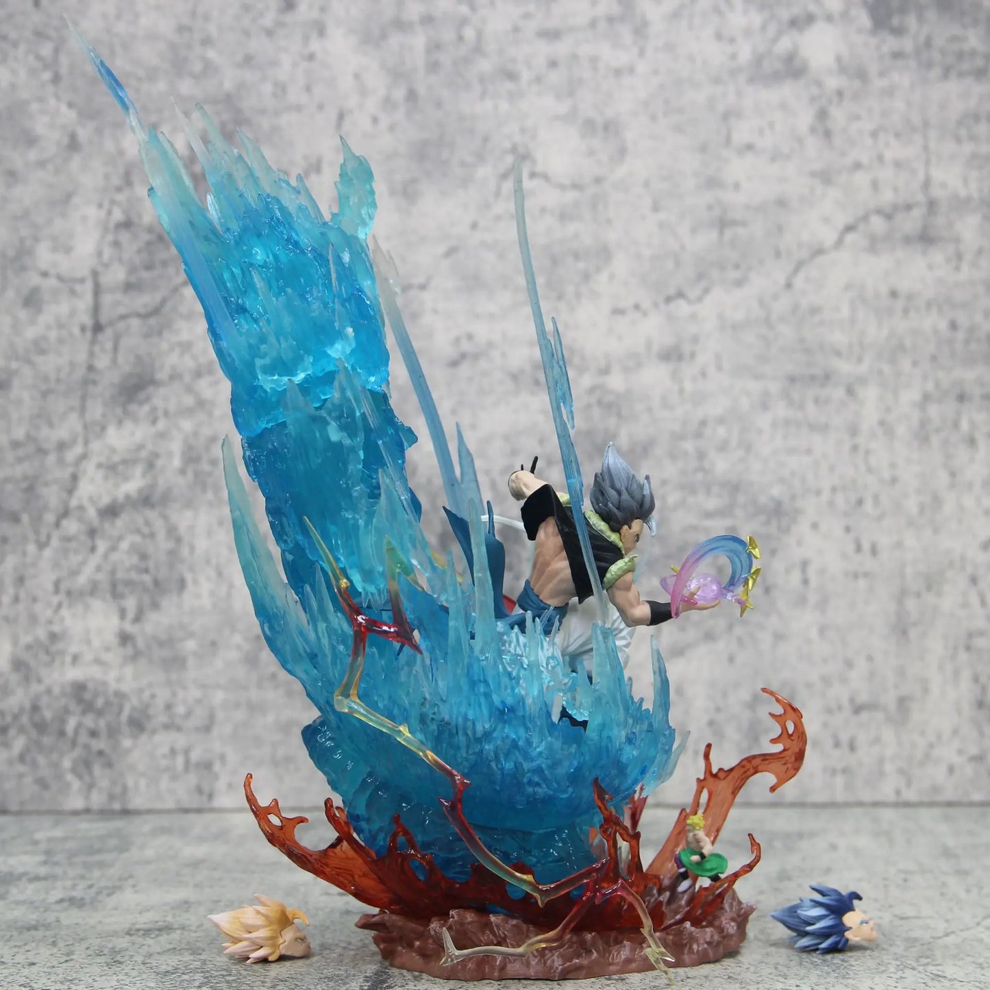 Gogeta Super Saiyan Blue Anime Figurine, Dragon Ball Super Action Figures Collection Toy Gift 28 cm