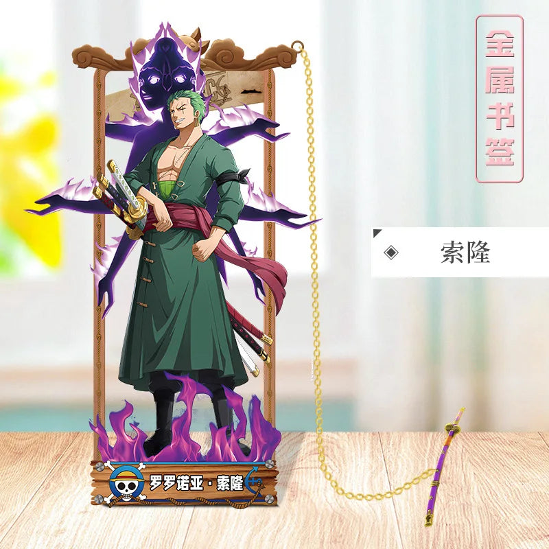 ONE PIECE Metal Bookmarks with Various Design Characters for Anime Fans