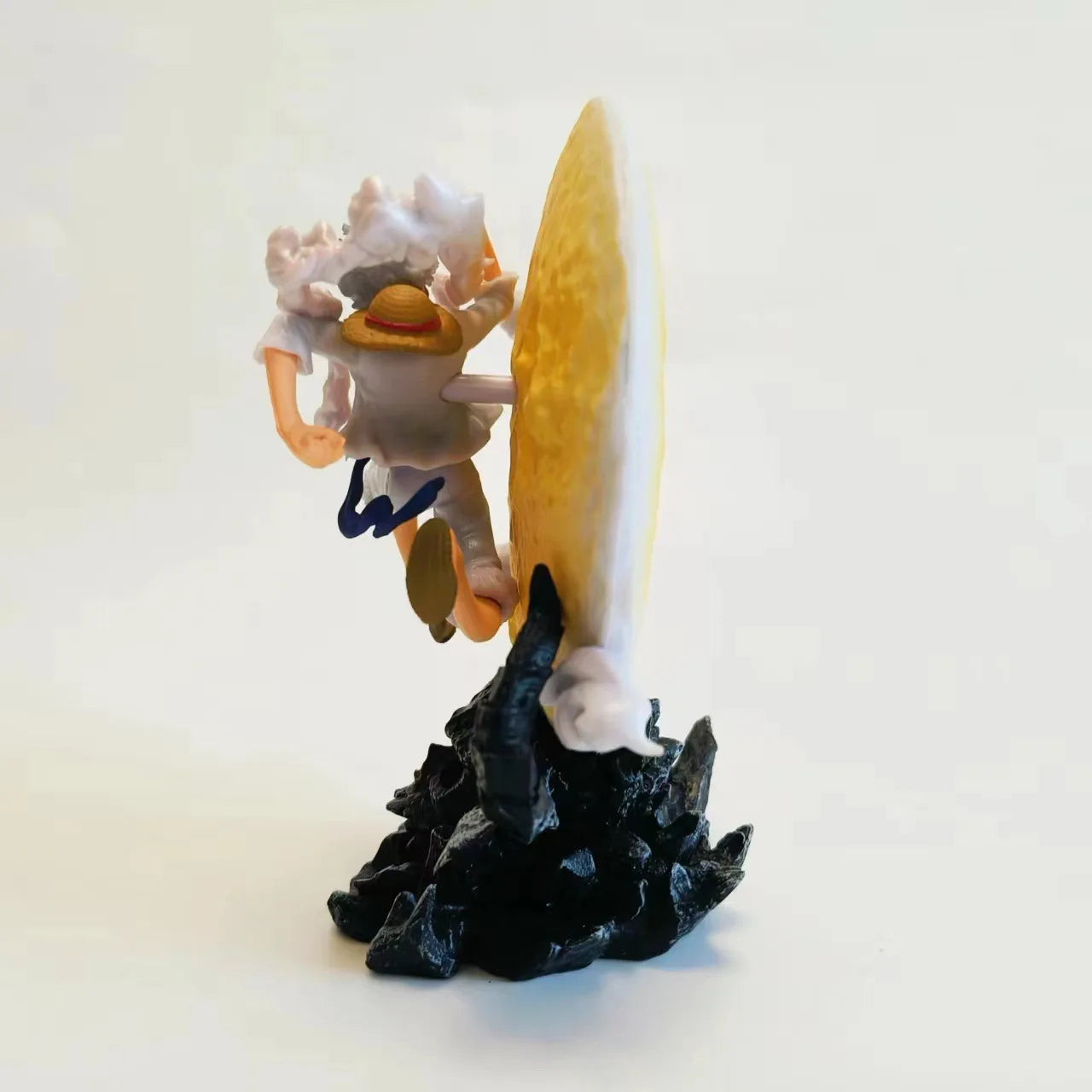 Fairy Nika Monkey D Luffy Anime Figure, One Piece Action Figurines Gear 5 With Moon 14 CM