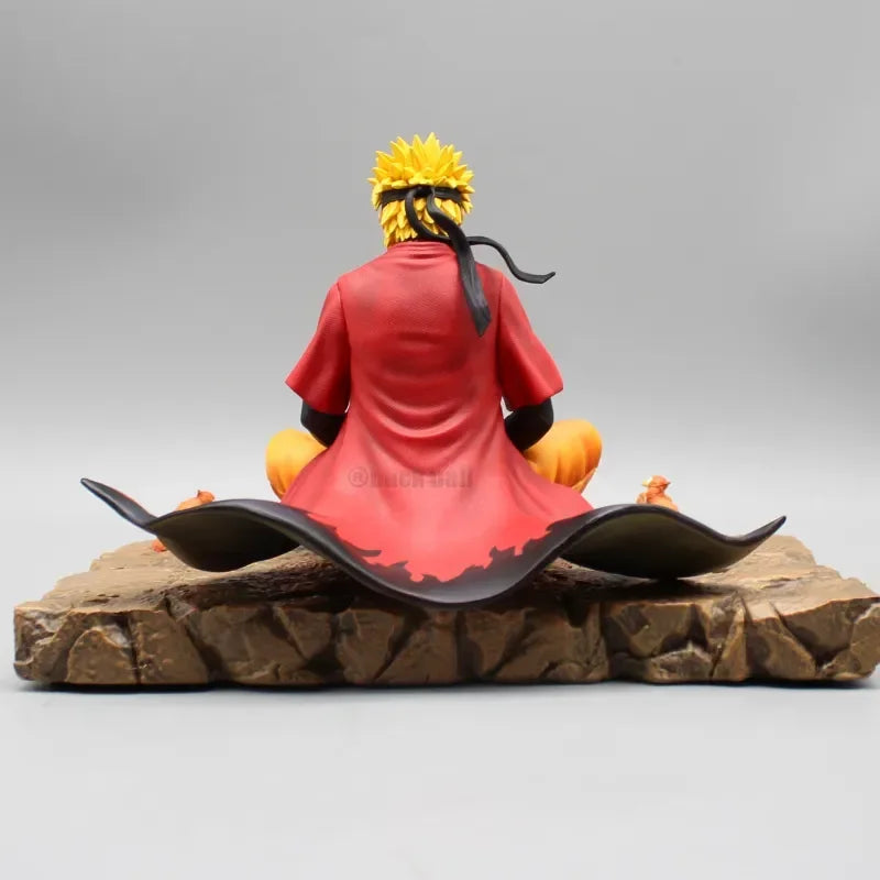 Naruto Uzumaki Sage Mode Anime Figure, Senjutsu Chakra Meditate Figurines 15cm/6in