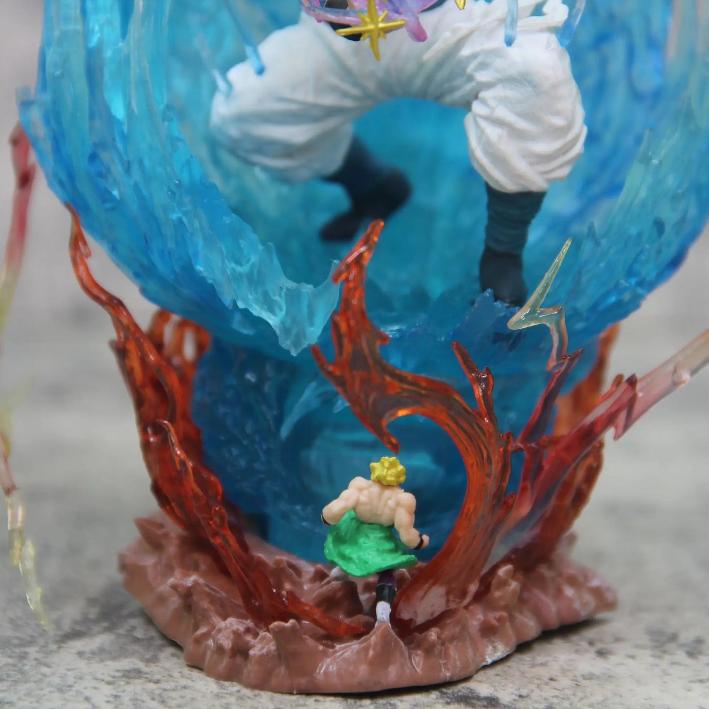 Gogeta Super Saiyan Blue Anime Figurine, Dragon Ball Super Action Figures Collection Toy Gift 28 cm