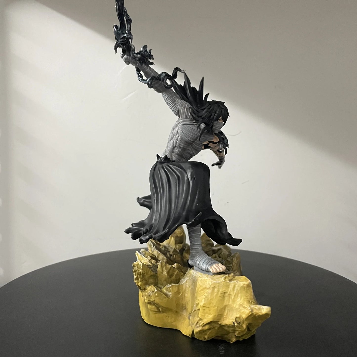 Bleach Anime Figurines Ichigo Kurosaki Final Getsuga Tensho Combat Figure Model Statue 24 CM